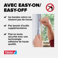 Moustiquaire Insect Stop Comfort pour Porte-Fenêtres 1,70 m x 1,80 m Anthracite - TESA