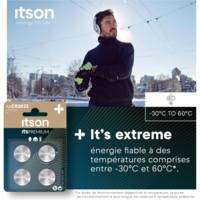 Pack de 4 Piles Bouton Lithium CR2032 3V Idéale Clé de Voiture, Balance - ITSON