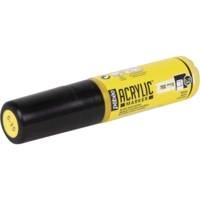 Marqueur Acrylique Pointe Biseautée 5-15mm Jaune - PÉBÉO