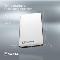 Batterie externe mobile Power Bank Energy 5000, blanc - VARTA