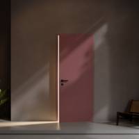 Bloc-porte tubulaire FENIX décor Rosso jalpur Hui.70 à 80 mm - 204 x 83 cm - Gedimat - WESTAG