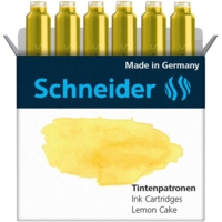 Etui de 6 Cartouches d'encre pour Stylo plume Pastel Lemon Cake - Schneider