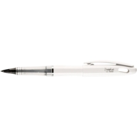 Feutre plume TRJ94 Tradio corps vernis Blanc encre Noire - Pentel
