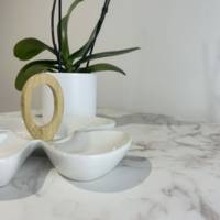 Plateau de table rond Marbre Olympo - RestooTab