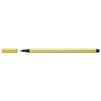 Stylo feutre Pen 68, jaune moutarde - STABILO