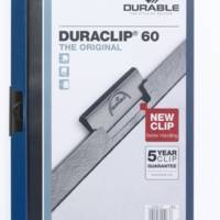 Chemise à clip DURACLIP ORIGINAL 60, A4, bleu foncé - DURABLE