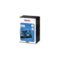 Boîtier pour 6 DVD, lot de 3, Noir - HAMA