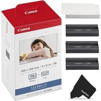 Pack de 3 cartouches jet d'encre couleur KP-108IN+ Kit papier photo 108 pages - CANON
