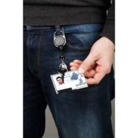 Enrouleur Porte Badges Extra résistant Bleu fonce - DURABLE