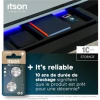 Pack 2 Piles Bouton Lithium CR2025 3V Idéale Clé de Voiture, Montre - ITSON