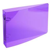 Classeur 2 Anneaux 24x16cm pour fiches 125x200mm et A5 Couleur Crystal Aléatoire - EXACOMPTA