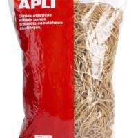 Sachet 1 kg bracelets élastiques caoutchouc naturel Diam 120 x 2 mm - APLI