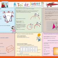 Sous main éducatif 30x42 La géométrie - ARIS EDITIONS