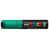 Marqueur pointe large biseautée pc8k 8mm vert foncé - POSCA