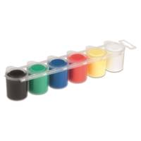 Gouache de qualité supérieure, en pot, 6 couleurs. 25 ml - PRIMO