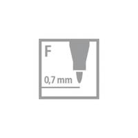 Stylo-Feutre Permanent Write-4-all pointe fine Noir - STABILO