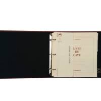 Livre de cave à Anneaux et recharge 230X245 mm Bordeaux - ELVE