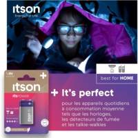 Pile Alcaline 9V/6LR61 ItsPOWER - ITSON