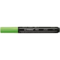 Marqueur pointe moyenne FREE acrylic T300 vert clair - STABILO