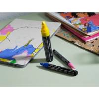 Etui carton 5 marqueurs pointe moyenne FREE acrylic T300 Set 1 "Candy" - STABILO