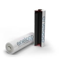 Eneloop 4 Piles Rechargeables Ni-MH Micro AAA 800mAh + Boite de rangement - PANASONIC