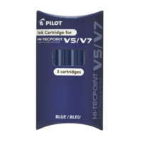 Set 3 Cartouches V5/7 Rechargeable Bleu - PILOT