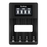 Chargeur LCD RAPIDE Pour 1 à 4 Piles Ni-MH 1.2V AA AAA [USB] - UNIROSS