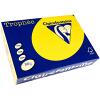 Ramette 500 Feuilles Papier 80g A4 210x297 mm Certifié FSC jaune soleil - Clairefontaine