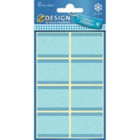 Lot de 5x8 étiquette pour congélateur Z-design 36 x 28 mm Bleu - AVERY Zweckform
