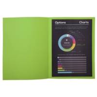 Paquet de 100 chemises ROCK''S 210g - 24x32cm - Vert Menthe - EXACOMPTA