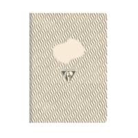 Carnet piqûre textile 14,8x21cm 64pages 5x5 - CLAIREFONTAINE