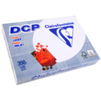 Ramette 125 Feuilles Papier 350g A4 210x297 mm Certifié FSC Blanc - Clairefontaine