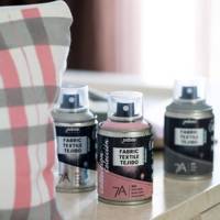 Peinture en Spray 7A - 100ml Spécial Textiles Naturels et Synthétiques Or - PÉBÉO