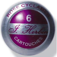 Boîte de 6 cartouches d'encre standard - rose cyclamen - Herbin