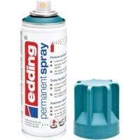 Spray Peinture Permanente 200ml pétrole, pour extérieur et intérieur - EDDING