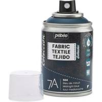 Peinture en Spray 7A - 100ml Spécial Textiles Naturels et Synthétiques - Bleu nuit - PÉBÉO