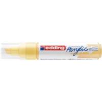 Marqueur acrylique large 5000 jaune pastel 5-10 mm - EDDING