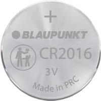 Pack 2 CR2016 Piles Bouton Lithium Idéale Montre, Porte de Garage, Clé Electronique - BLAUPUNKT