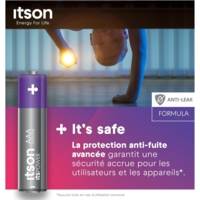 Pack de 8 Piles Alcalines LR03/AAA 1,5V ItsPOWER - ITSON