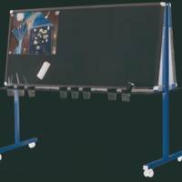 Pupitre maternelle mobile surfaces laquées blanches – Ulmann