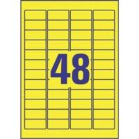 960 Étiquettes Ultra-Resistantes Polyester - Format 45,7 x 21,2mm - Laser Jaune - AVERY ZWECKFORM