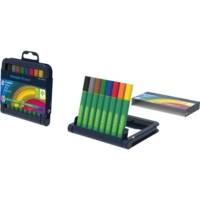 Stylo Fibre Link-It 1,0 assorti Étui chevalet box 8 - SCHNEIDER