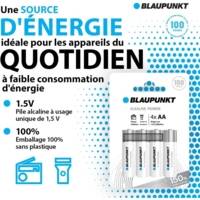 Piles AA alcalines, paquet de 4 - BLAUPUNKT