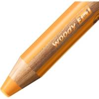 Crayon WOODY 3 en 1 Extra large Or - STABILO