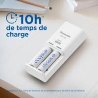 Eneloop Chargeur Compact Charger BW-CC50 avec 2xAA 2000 mAh - PANASONIC