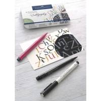 Pitt Artist Pen Lot de 4 stylos à encre de calligraphie Multicolore 2,5 mm - FABER-CASTELL