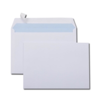 Boîte de 500 enveloppes blanches C5 162x229 80 g bande de protection - GPV