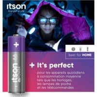 Pack de 10 Piles Alcalines LR6/AA 1,5V ItsPOWER - ITSON