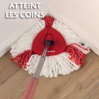 Kit Complet Seau + Balai à Frange Turbo Easy Wring + Clean - VILEDA