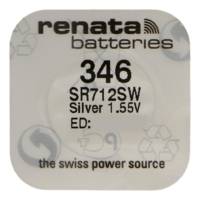 Pile bouton Silver Oxyde 346 / SR712 SW 0% mercure - RENATA